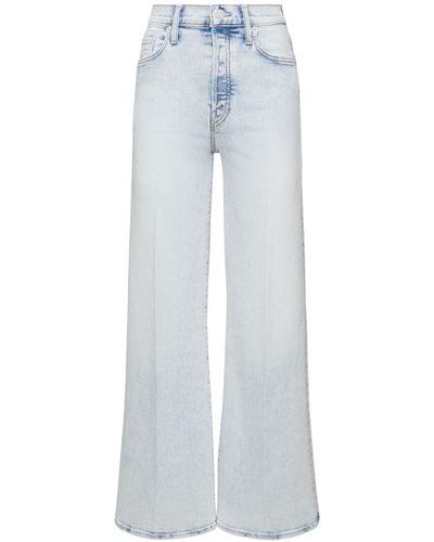Mother The Tomcat Roller High Rise Jeans - Blue