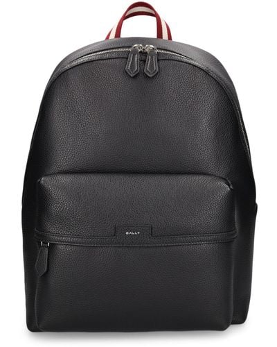 Bally Code Luis Leather Backpack - Black