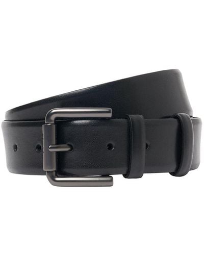 Max Mara Leather Effect Belt - Black