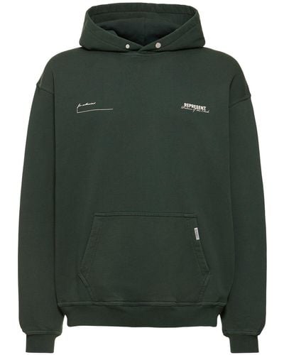Represent Patron Of The Club Hoodie - Green