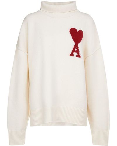 Ami Paris Ami de coeur sweater - Blanc