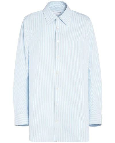 Bottega Veneta Cotton Shirt Dress - Blue