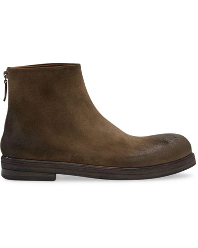 Marsèll Zucca Zeppa Leather Boots - Brown