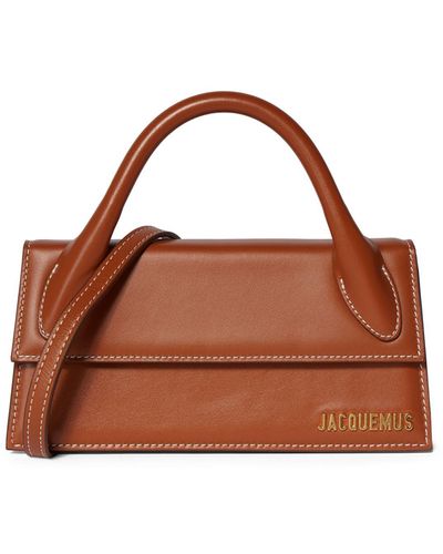 Jacquemus Le Chiquito Long Leather Top-handle Bag - Brown