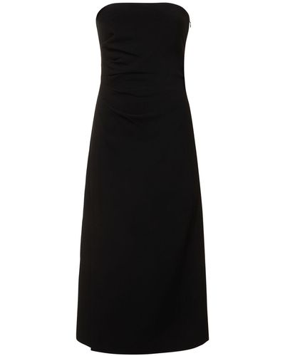 Proenza Schouler Shira Strapless Matte Dress - Black