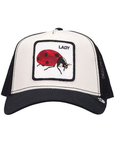 Goorin Bros Casquette trucker avec patch the lady bug - Rouge