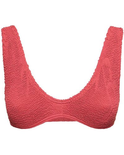 Bondeye Top de bikini corto - Rojo