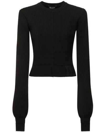 Marc Jacobs Suéter de cuello redondo - Negro