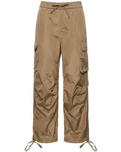 MSGM Tech Cargo Trousers - Natural