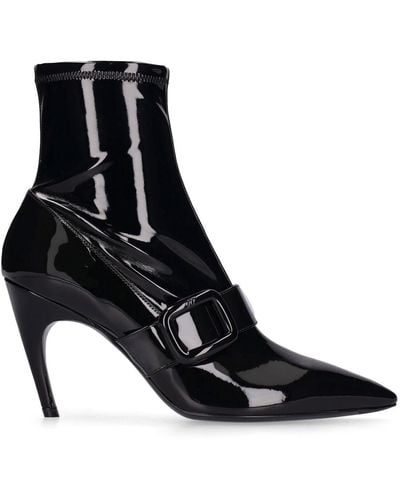 Roger Vivier Botines de charol 85mm - Negro