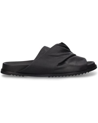 Rick Owens Ledersandalen "mobious Granola" - Schwarz