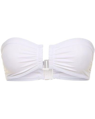 Eres Show Strapless Bikini Top - White