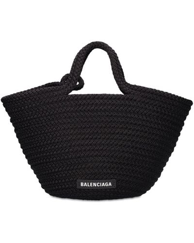 Balenciaga Small Ibiza Basket Bag - Black
