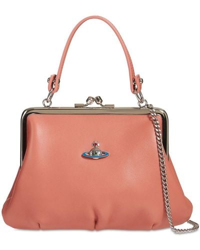 Vivienne Westwood Granny Frame Nappa Leather Bag - Pink