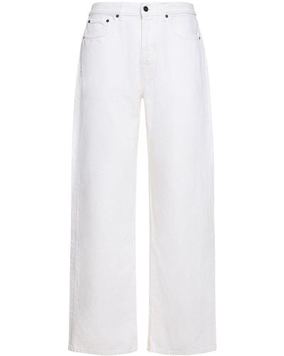 Jacquemus Le De-Nimes Suno Cotton Jeans - White