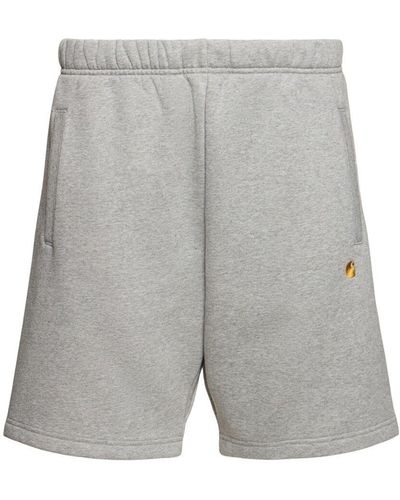 Carhartt Chase Cotton Blend Sweat Shorts - Gray