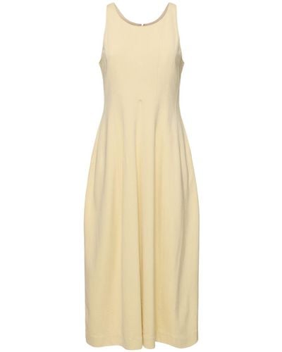 AURALEE Cotton Long Dress - Natural