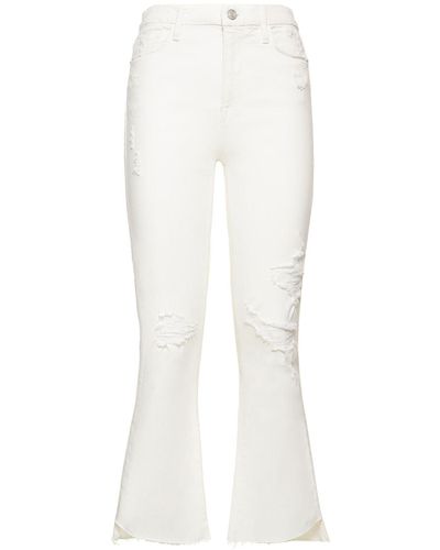 FRAME Jeans le super high mini crop boot - Bianco