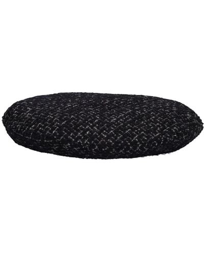 Needles Wool Blend Tweed Hat - Black
