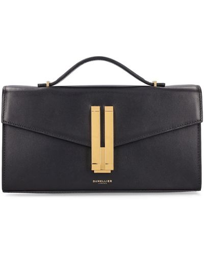 DeMellier London Vancouver Smooth Leather Clutch - Black