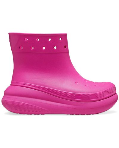 Crocs™ Classic Crush Boots - Pink