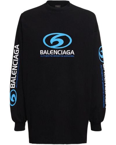 Balenciaga Surfer Vintage コットンtシャツ - ブルー