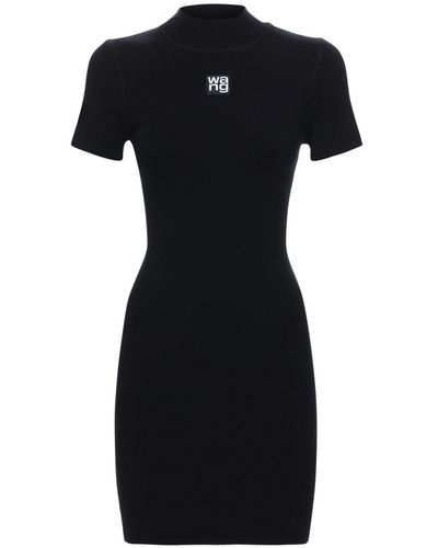 Alexander Wang Women Bodycon Knit Dress Black