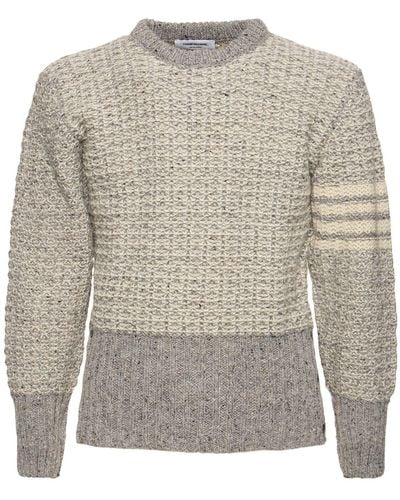 Thom Browne ウールクラシックセーター - グレー