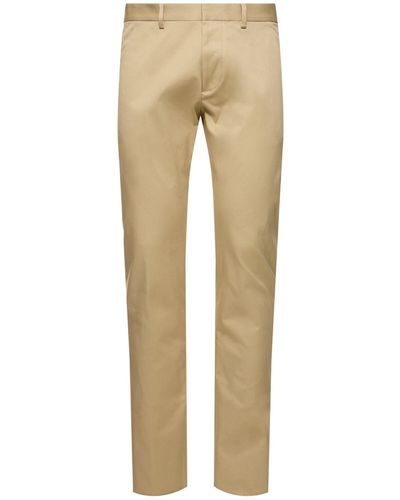 DSquared² Cool Guy Stretch Cotton Pants - Natural