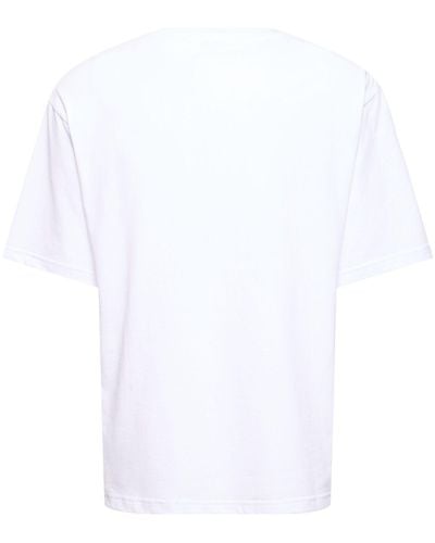 Kiton Camiseta de algodón con logo - Blanco
