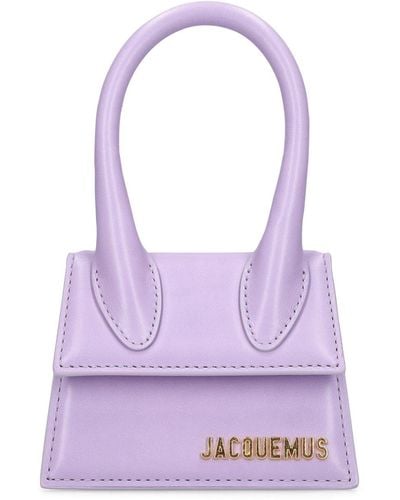 Jacquemus Le Chiquito Leather Top-handle Bag - Purple