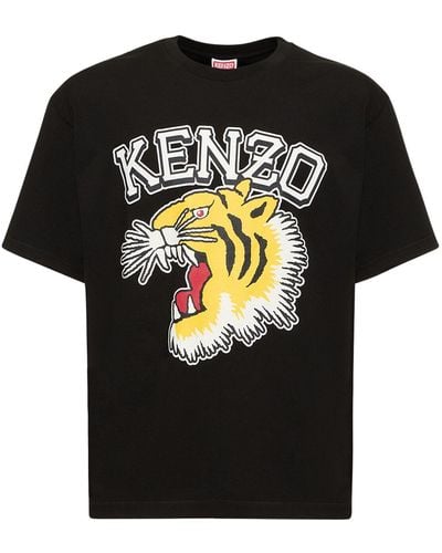KENZO Paris Varsity Jungle タイガー Tシャツ - ブラック