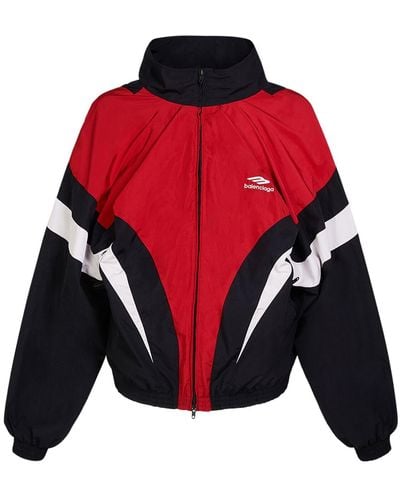 Balenciaga Jacket With Logo, ' - Red