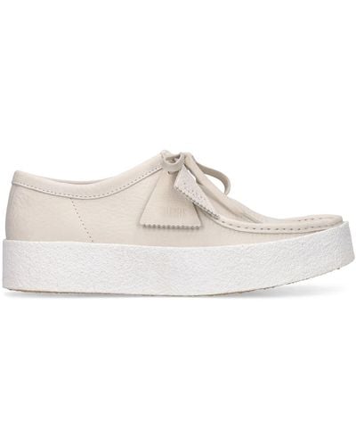Clarks Wallabe Cup Lace-up Shoes - White