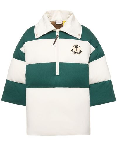 Moncler Genius Piumino moncler x palm angels in jersey - Verde