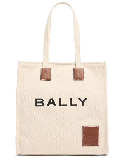 Bally Akelei Canvas Tote Bag - Natural
