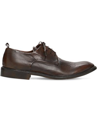 Ernesto Dolani 30mm Leather Lace-up Shoes - Brown