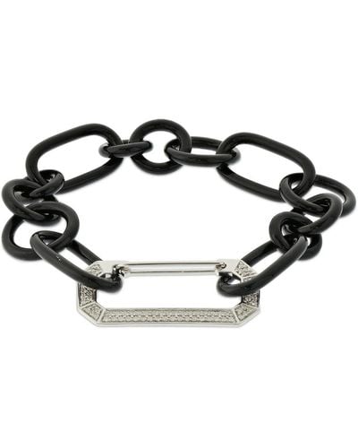 Eera Lucy 18kt & Diamond Bracelet - Black