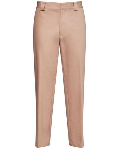 MSGM Cotton Formal Trousers - Multicolour