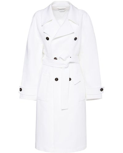 Bottega Veneta Trench-coat en coton - Blanc