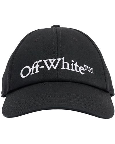 Off-White c/o Virgil Abloh Bookish Cotton Drill Baseball Cap - Black