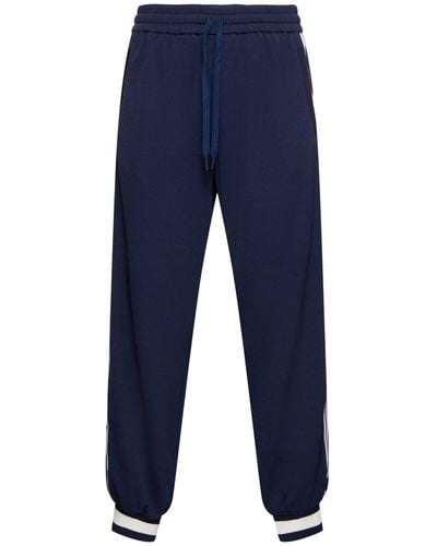 Gucci Logo Tech jogging Sweatpants - Blue