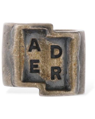 Adererror Ader Logo Ear Cuff - Grey