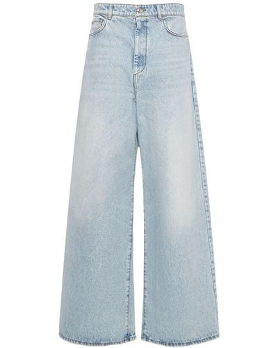 Sportmax Jeans anchos de denim - Azul