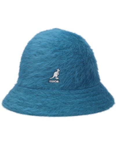 Kangol Cappello furgora casual in misto angora - Blu
