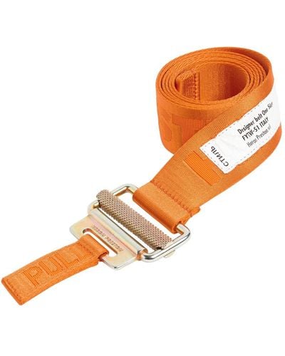 Heron Preston 4cm Logo Tech Webbing Belt - Orange