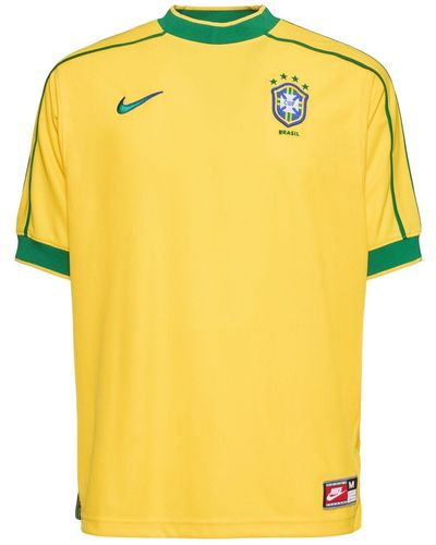 Nike Kurzarmtrikot "brazil Reissue" - Gelb