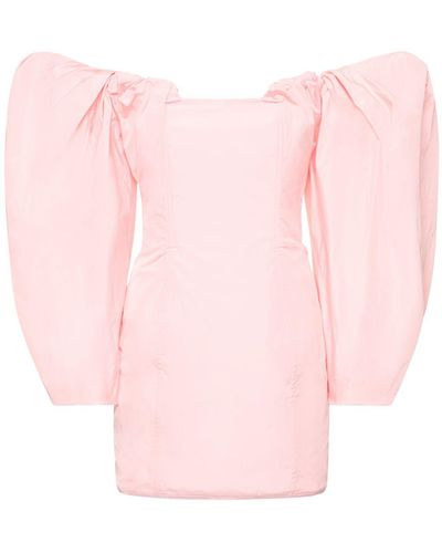Jacquemus La Robe Taffetas Mini Dress - Pink