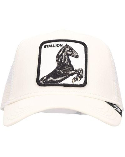 Goorin Bros The Stallion Trucker Hat W/ Patch - White