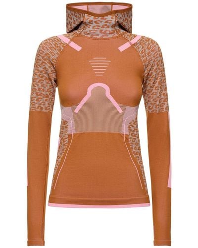 adidas By Stella McCartney True Strength Tech Base-Layer Top - Orange